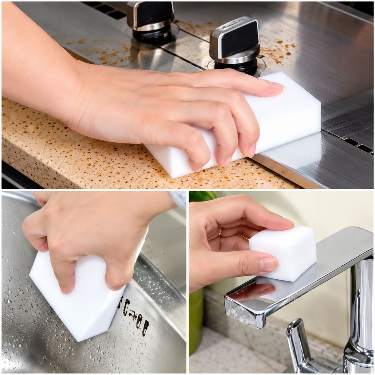 Magic Eraser Sponge Multipurpose Cleaner (Pack of 4)